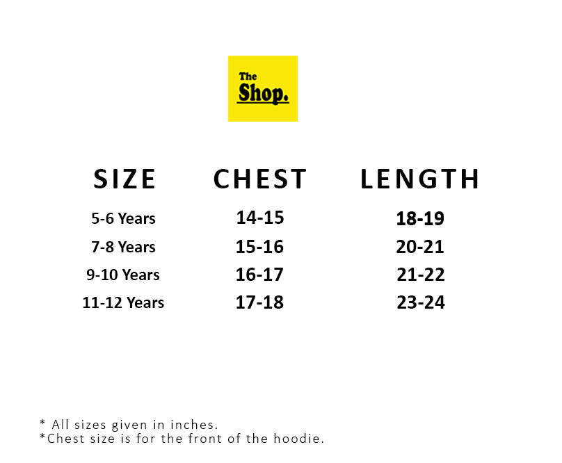 Orange Pullover Kangaroo Hoodie For Boys & Girls Kids