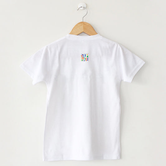 STOP HATE White T Shirt