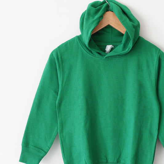Green Pullover Hoodie For Boys & Girls Kids