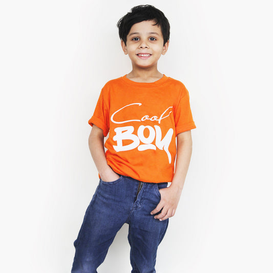 Orange T Shirt, COOL BOY