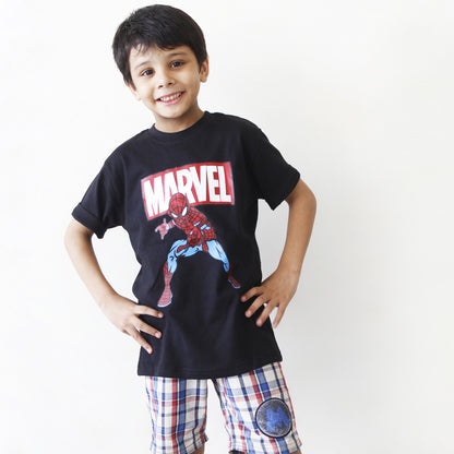 Black MARVEL T-Shirt