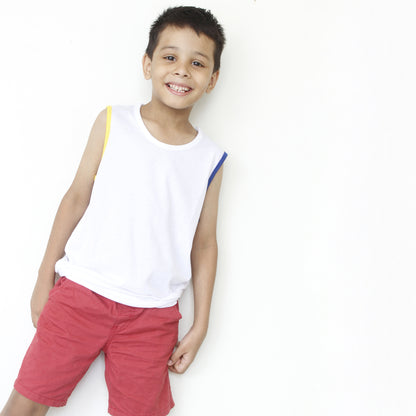 White Tank Top Sando