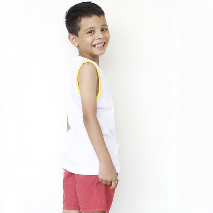 White Tank Top Sando