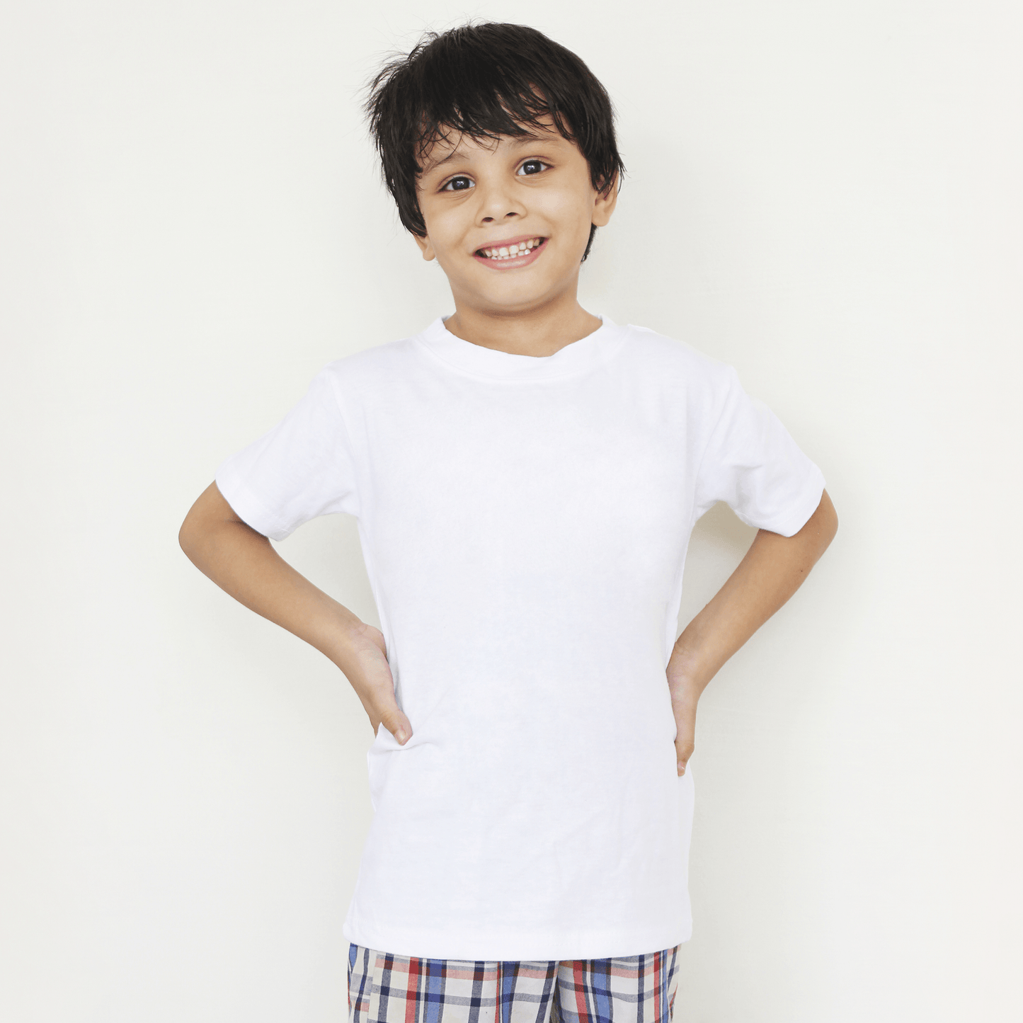 White Basic T Shirt For Boys & Girls Kids - The Shop.