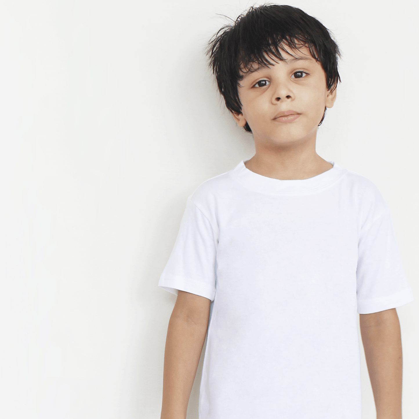 White Basic T Shirt For Boys & Girls Kids - The Shop.