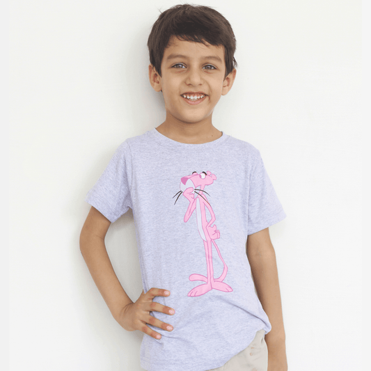 Cartoon Grey T-Shirt For Boys & Girls Kids - The Shop.