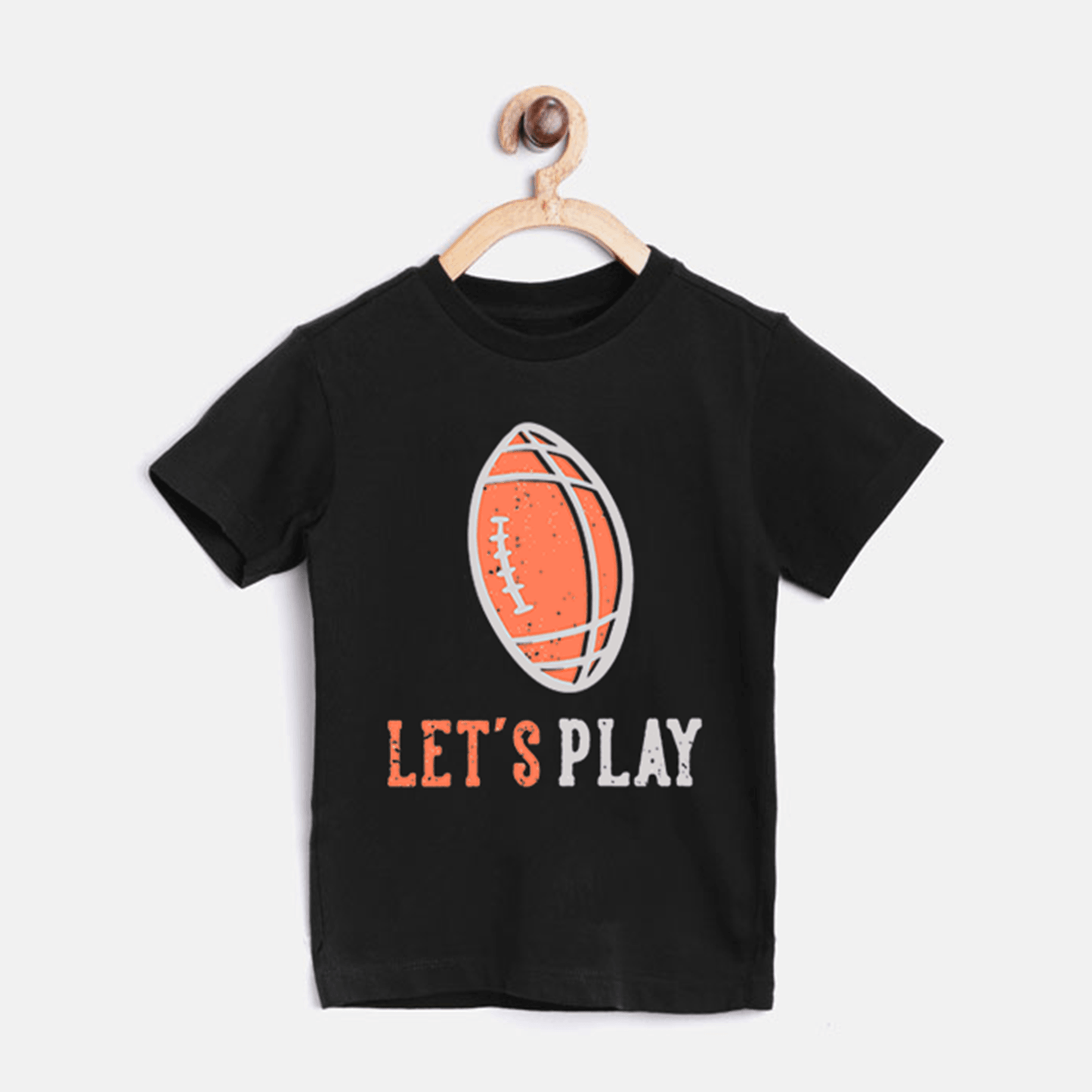 Let's Play Black T Shirt For Boys & Girls Kids - The Shop.