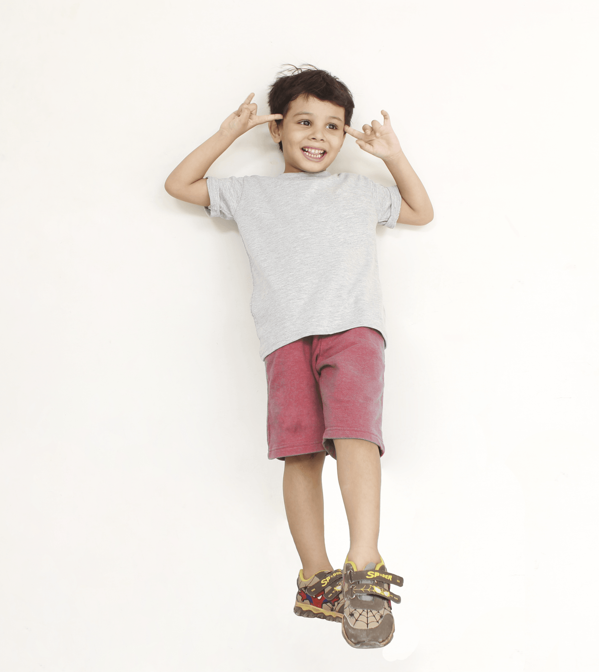 Heather Grey Basic T Shirt For Boys & Girls Kids - The Shop.