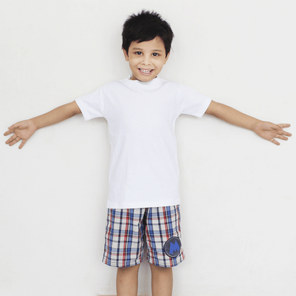 White Basic T Shirt For Boys & Girls Kids - The Shop.