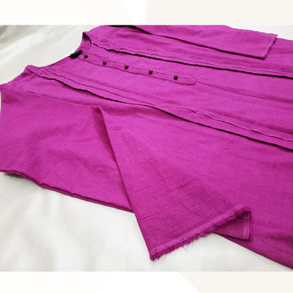 Stitched Pintux Purple Kurti
