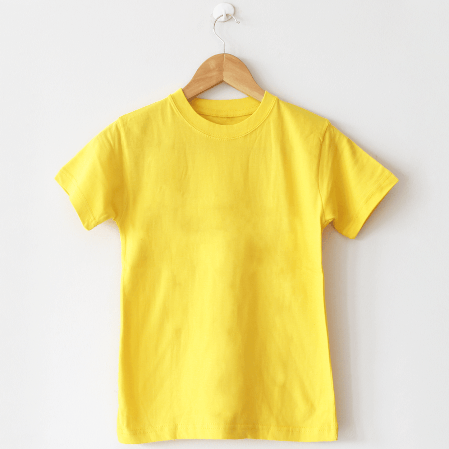 Pack Of 3 - Basic T Shirts, White Orange Yellow - The Shop.