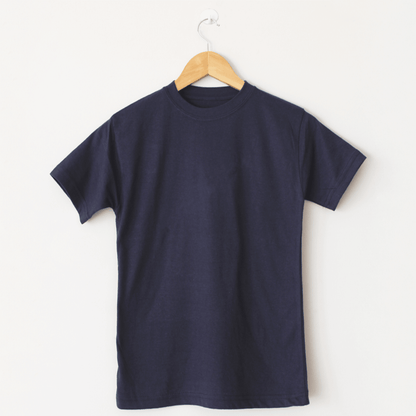 Pack Of 3 - Basic T Shirts, Navy Red White - The Shop.