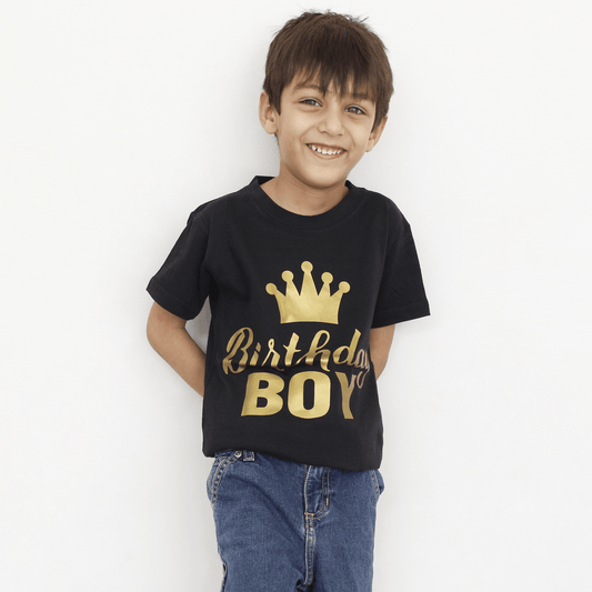 BIRTHDAY BOY Black T-Shirt - The Shop.