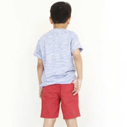 Blue Texture T Shirt