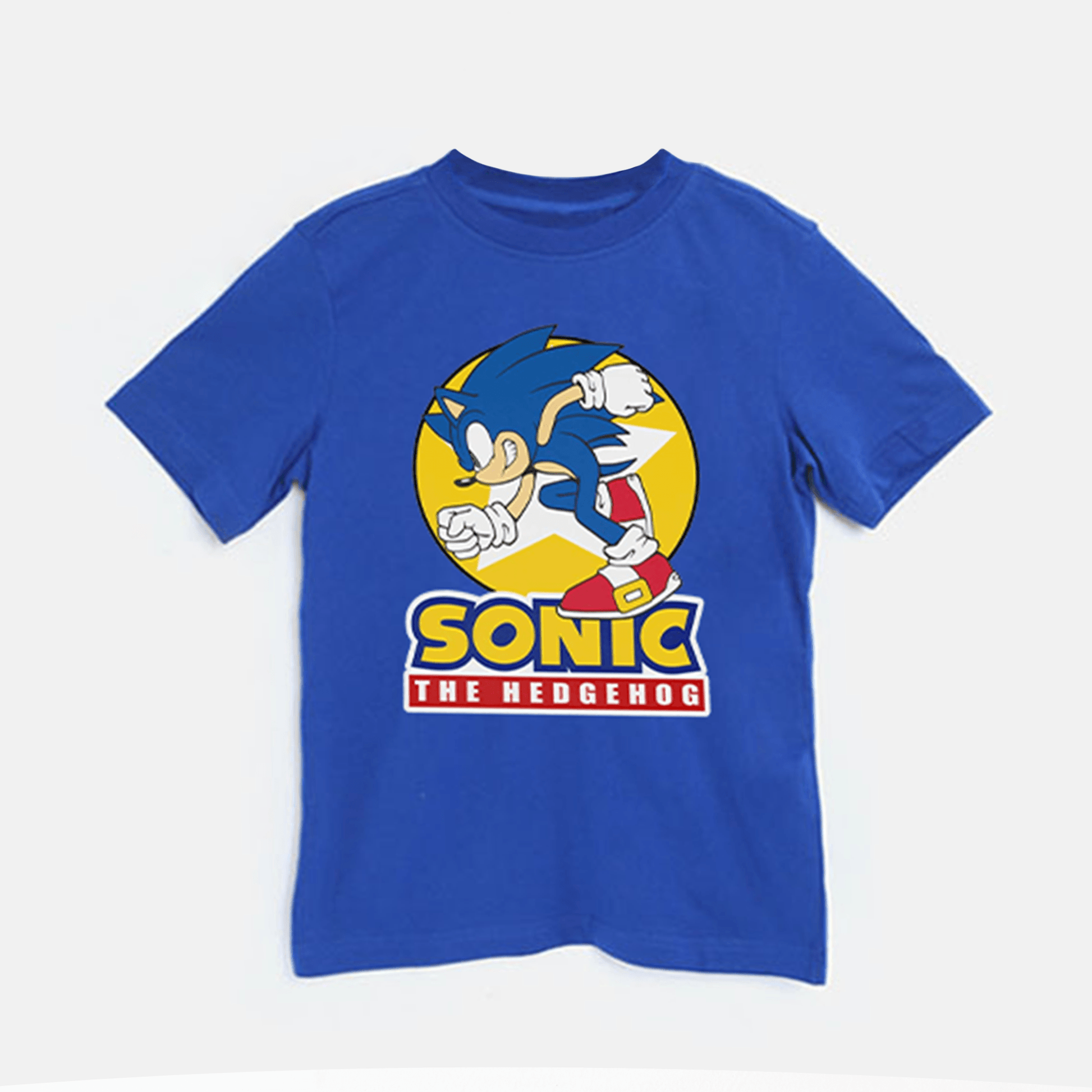 Blue SONIC T Shirt For Boys & Girls Kids - The Shop.