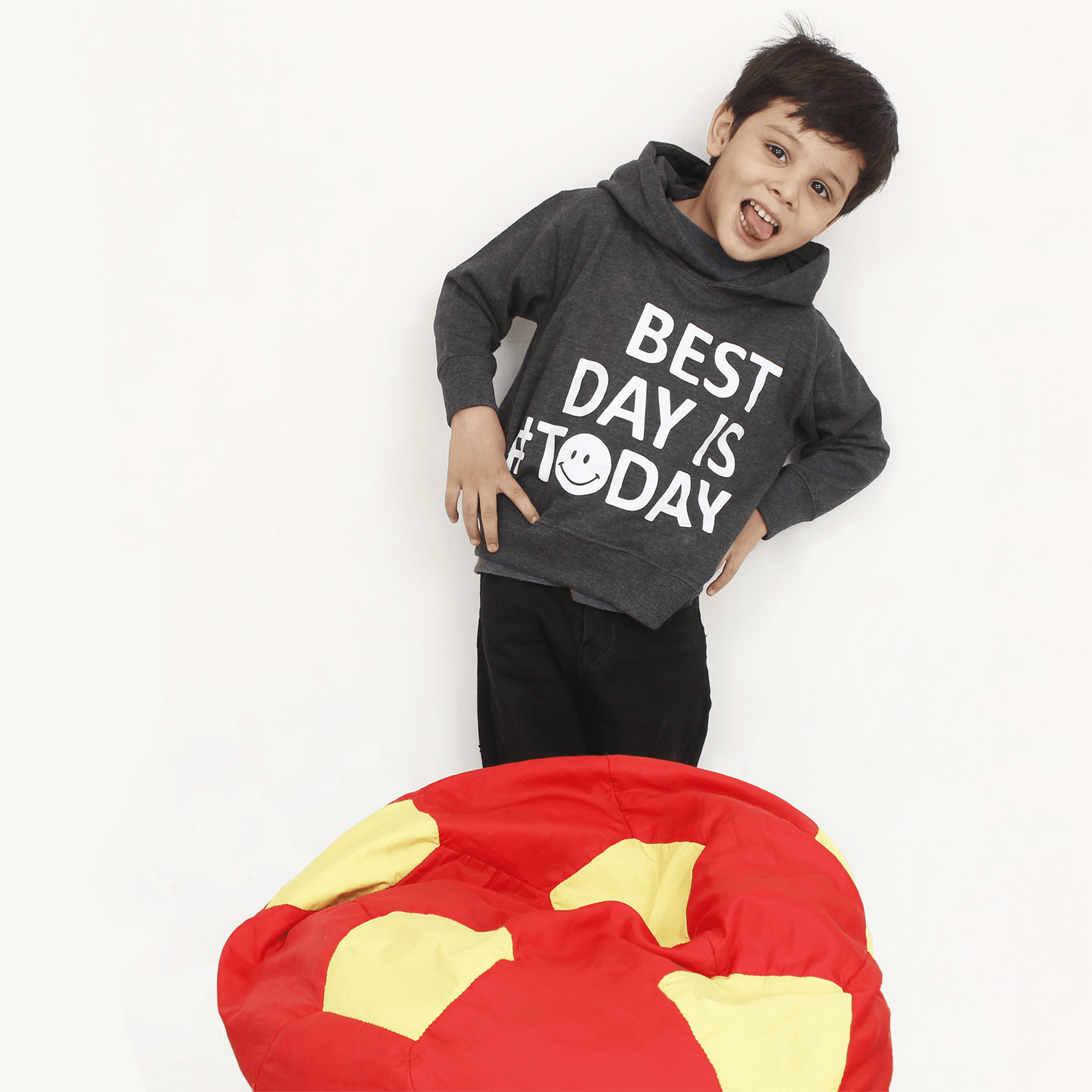 Best Day Is Today Charcoal Hoodie For Boys & Girls Kids - The Shop.