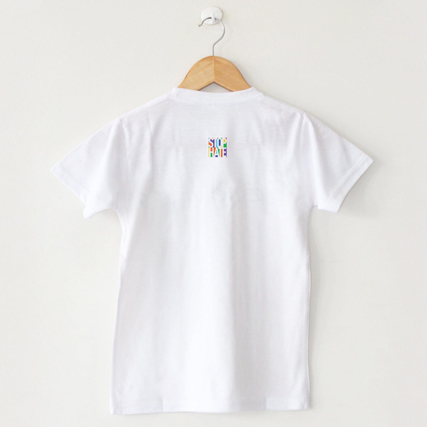 STOP HATE White T Shirt