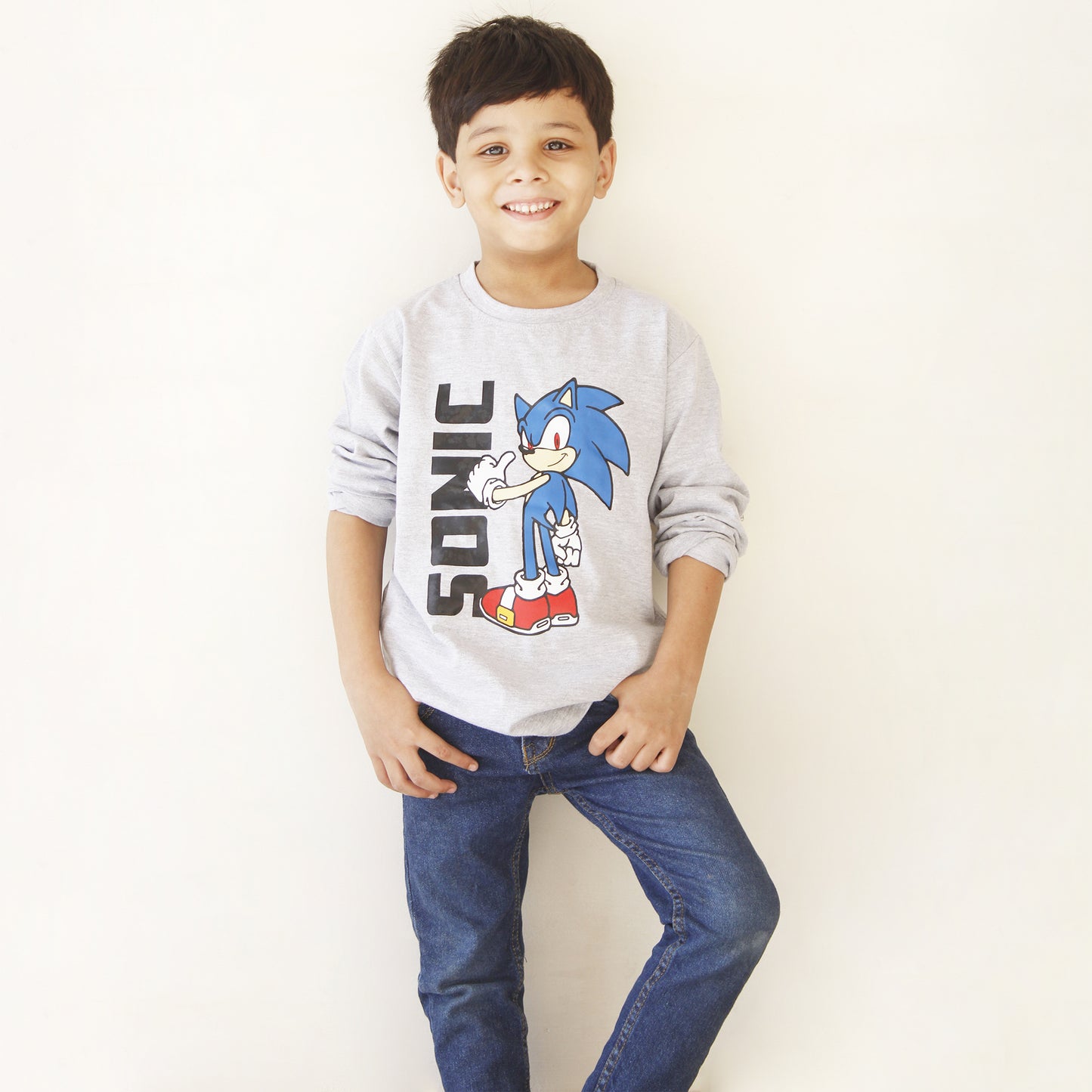 SONIC Full Sleeves T-Shirt (Boys & Girls)