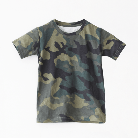 Camouflage T-Shirt For Boys & Girls Kids - The Shop.
