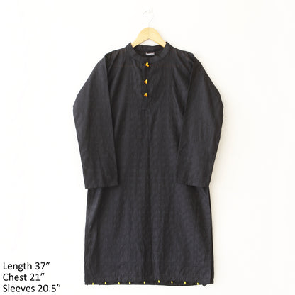 Chikankari Black Kurti