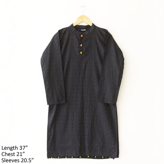Chikankari Black Kurti