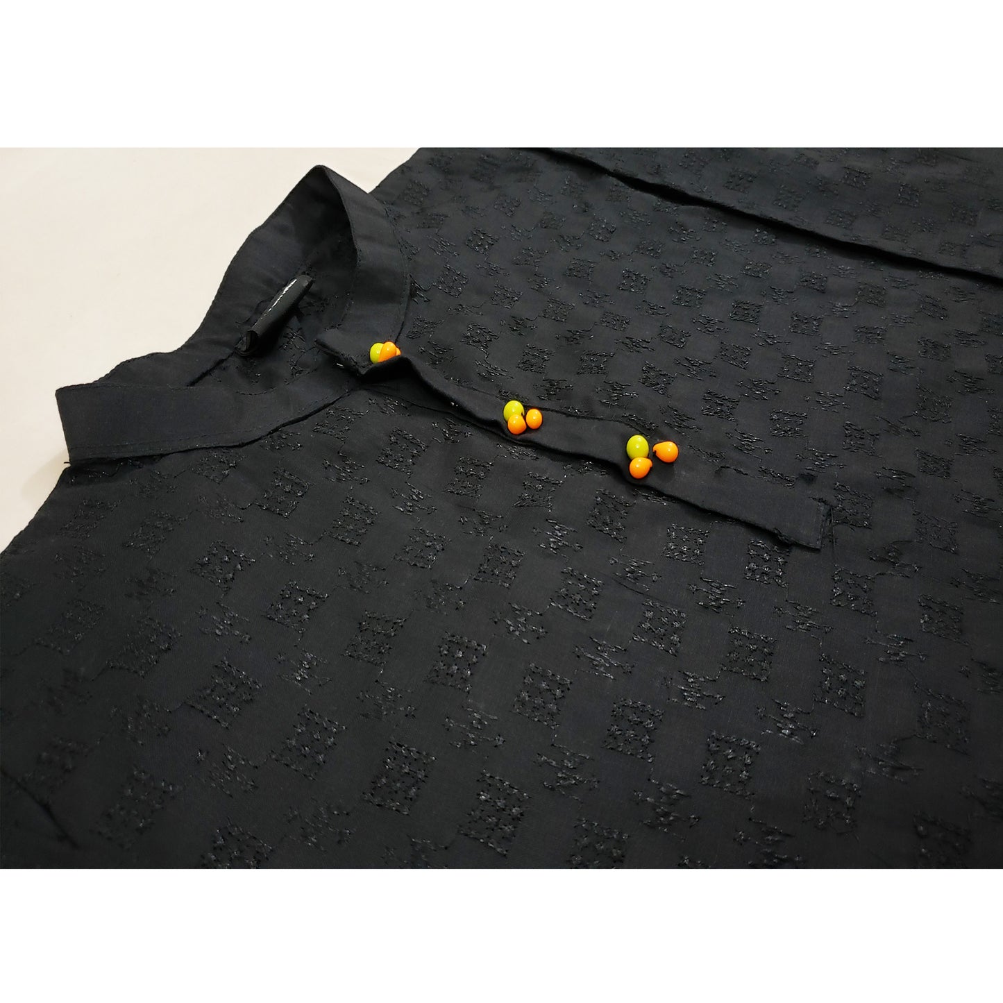 Chikankari Black Kurti