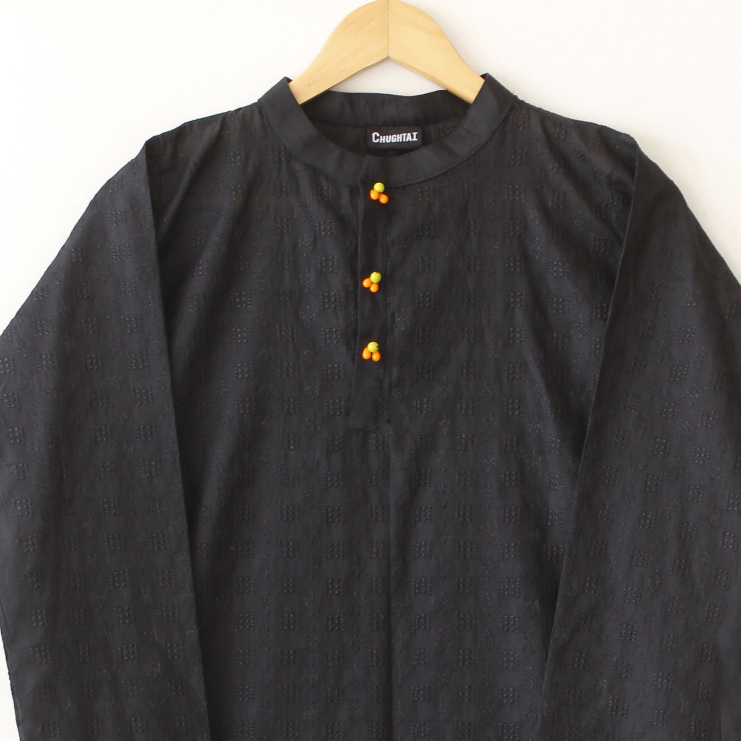 Chikankari Black Kurti