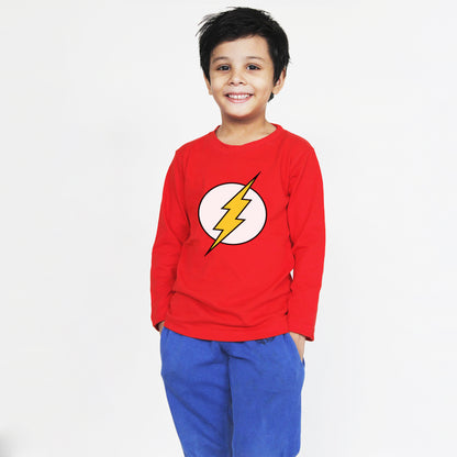 Pack Of 3 - Full Sleeves Super Hero T-Shirt, Superman, Batman, Flash