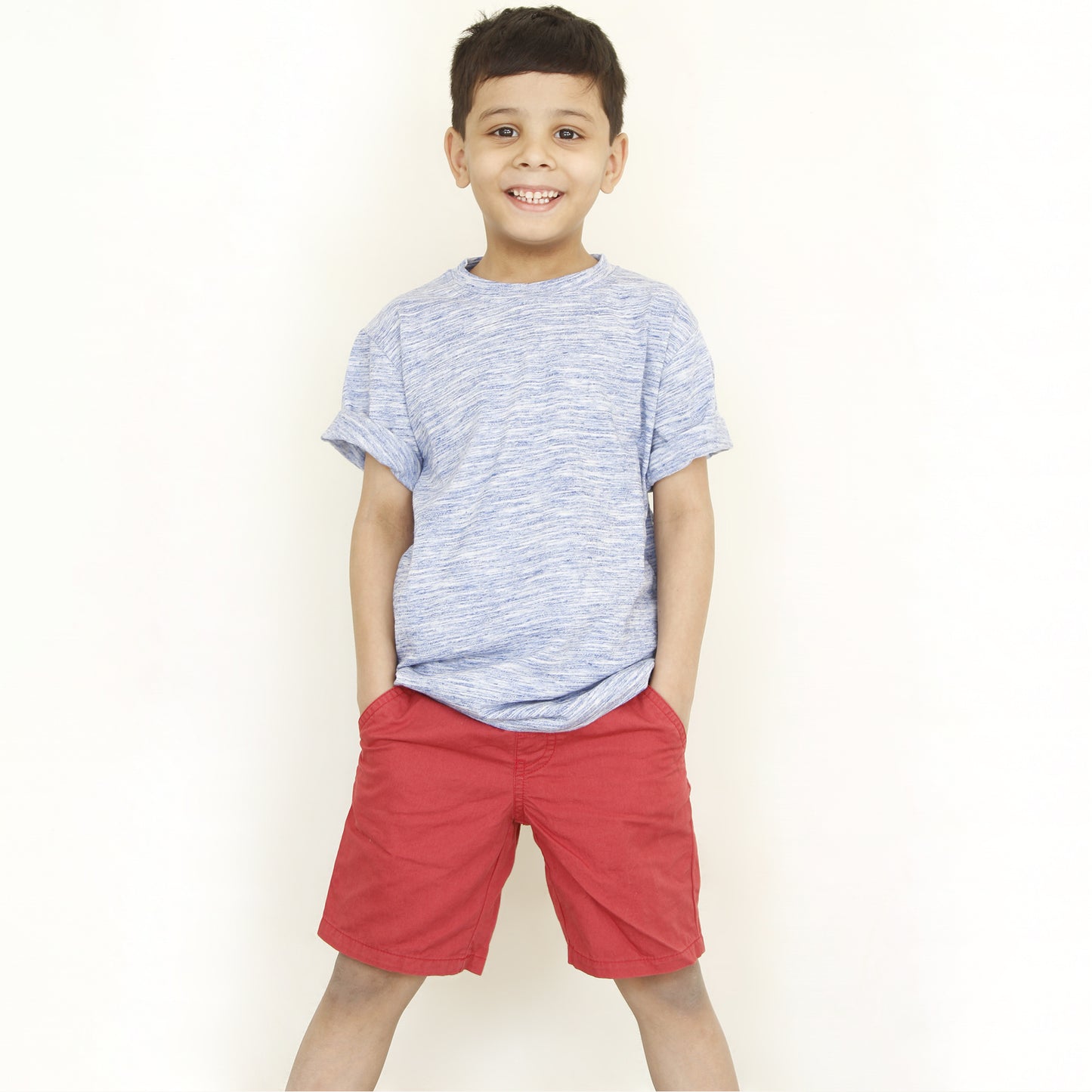 Blue Texture T Shirt