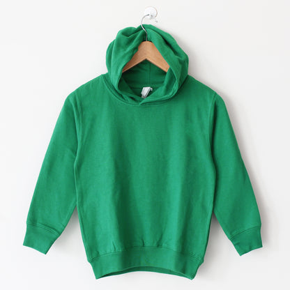 Green Pullover Hoodie For Boys & Girls Kids