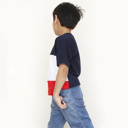 Multicolor Panel T Shirt