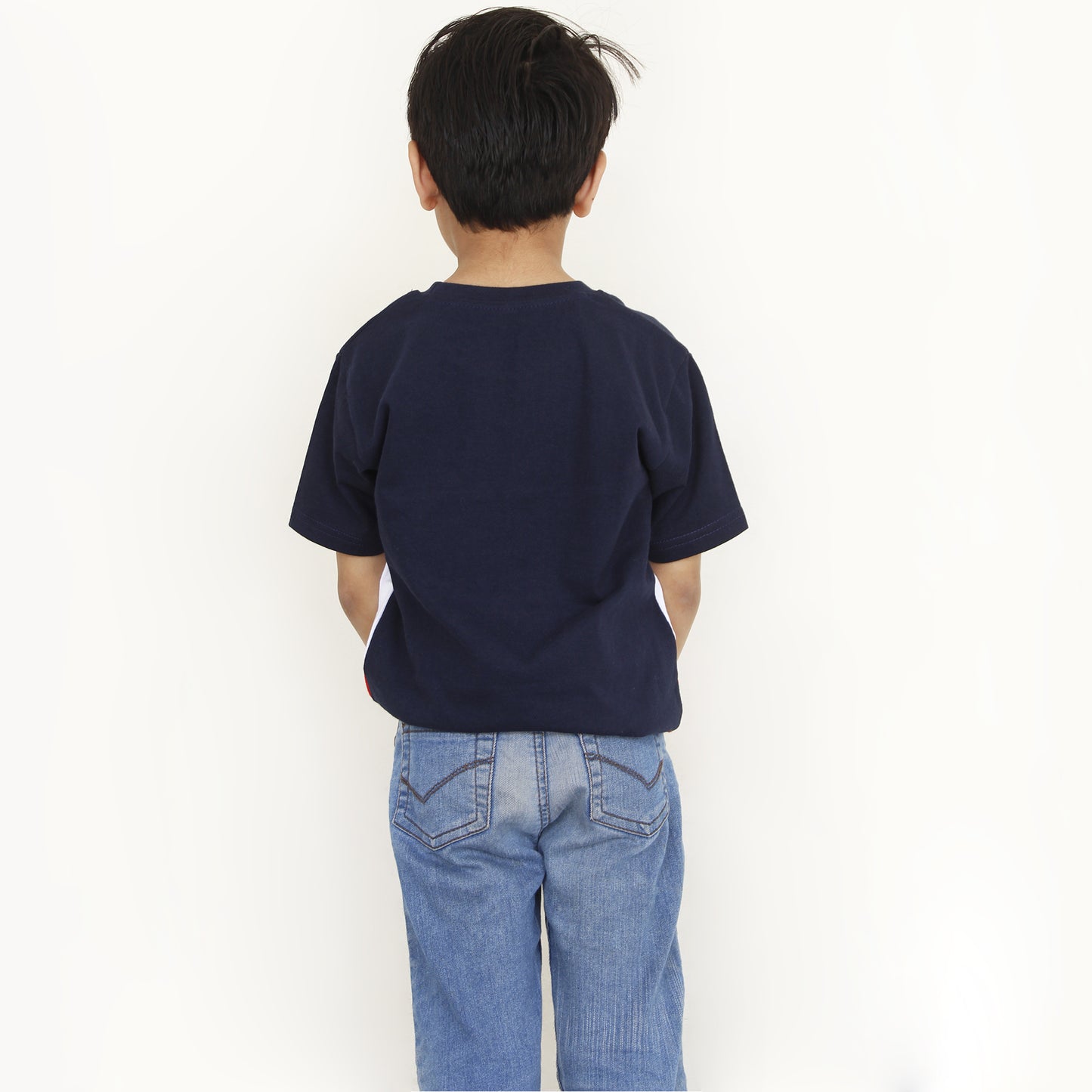 Multicolor Panel T Shirt