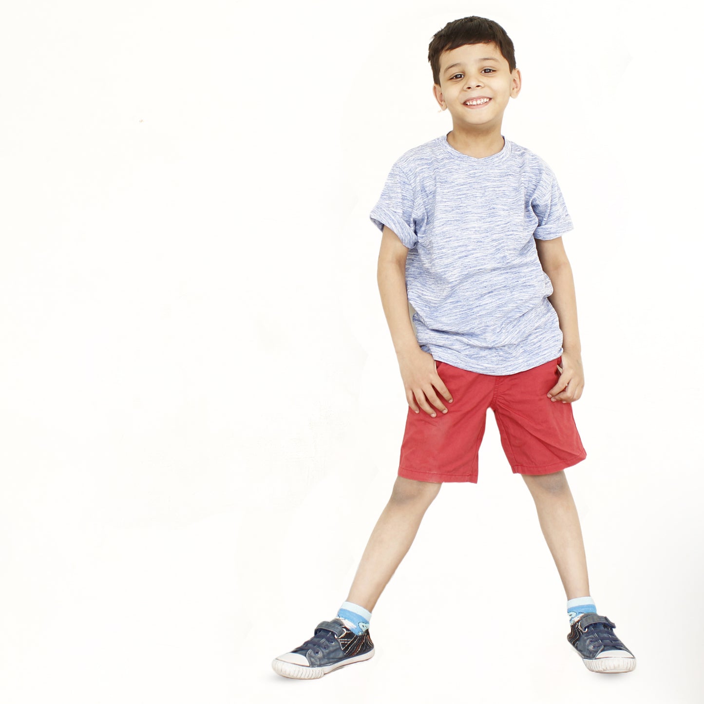 Blue Texture T Shirt