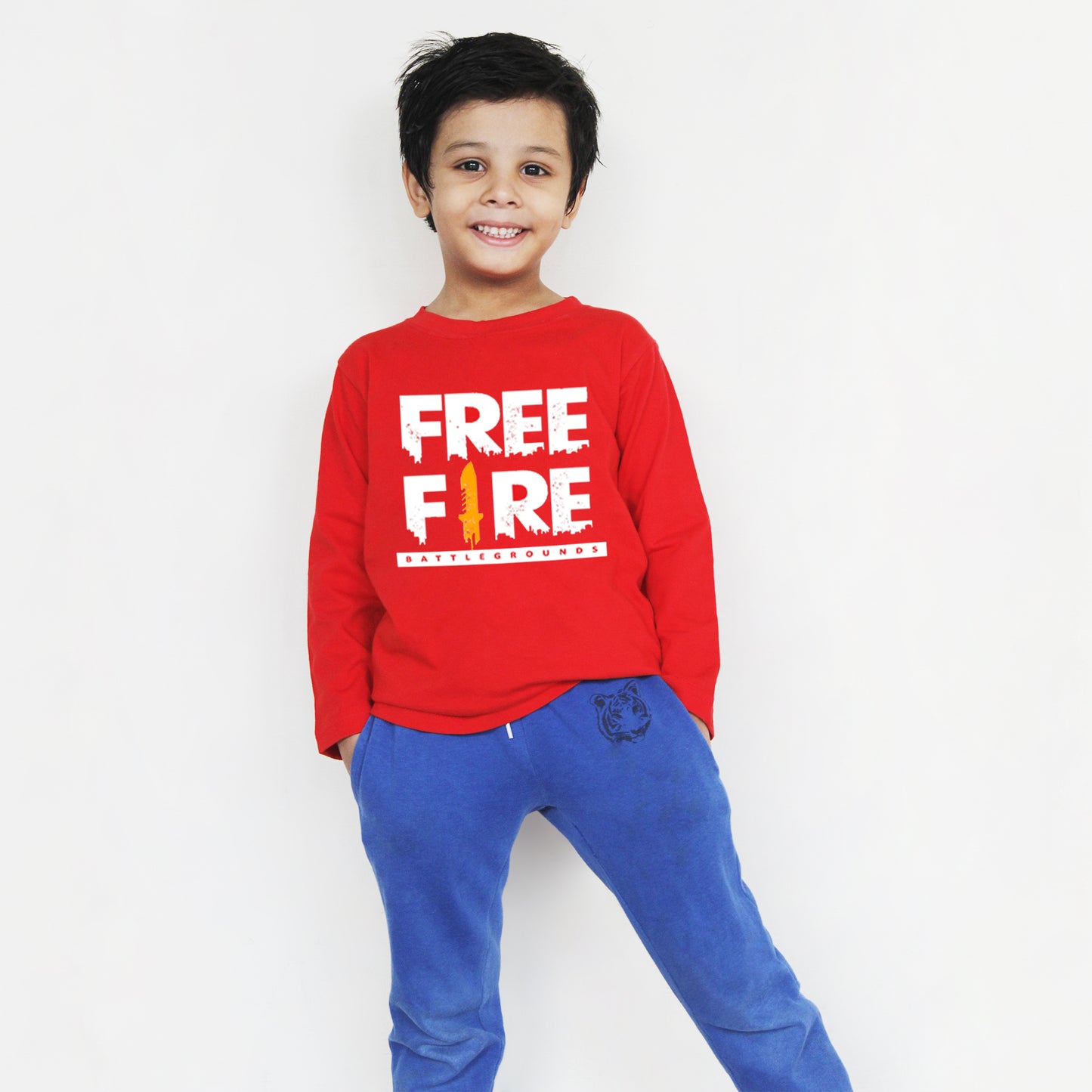 Free Fire T Shirt For Boys & Girls Kids