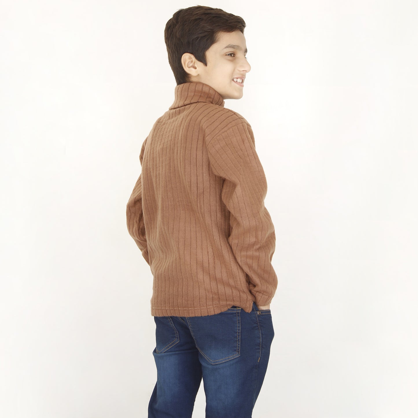 Brown High Neck For Kids (Boys & Girls)