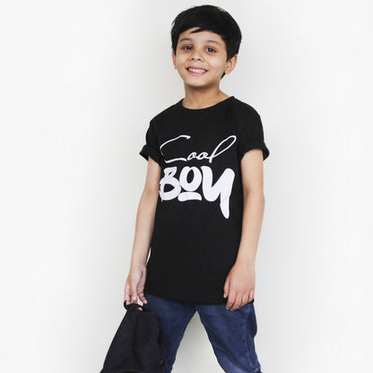 COOL BOY Black T Shirt